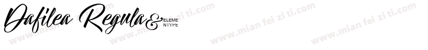 Dafilea Regula字体转换